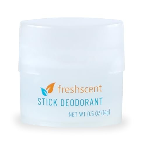 Freshscent Travel Size Stick Deodorant - 144 Pack, 0.5 oz, Alcohol Free, Light Fragrance, Bulk Packed for Donations Avelisse