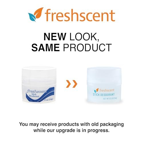 Freshscent Travel Size Stick Deodorant - 144 Pack, 0.5 oz, Alcohol Free, Light Fragrance, Bulk Packed for Donations Avelisse