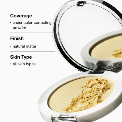 Clinique Redness Solutions Instant Relief Mineral Finishing Pressed Powder – Transparent, 0.4 oz – Redness Correcting Face Powder for Sensitive Skin & Rosacea Avelisse