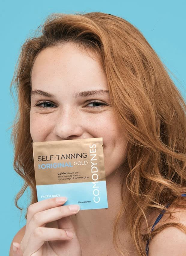 Comodynes Self-Tanning Towelettes for Face & Body - 8 Count, Bronze Avelisse