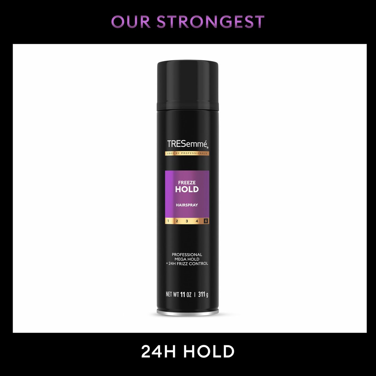 TRESemmé Freeze Hold Hairspray, 11 oz (Pack of 6) – 24-Hour Frizz Control & Humidity Resistance Avelisse