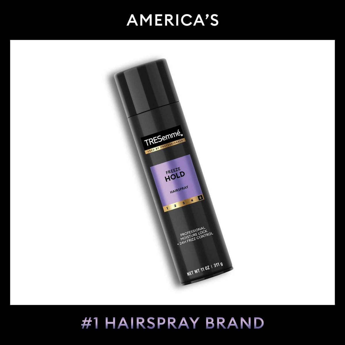 TRESemmé Freeze Hold Hairspray, 11 oz (Pack of 6) – 24-Hour Frizz Control & Humidity Resistance Avelisse