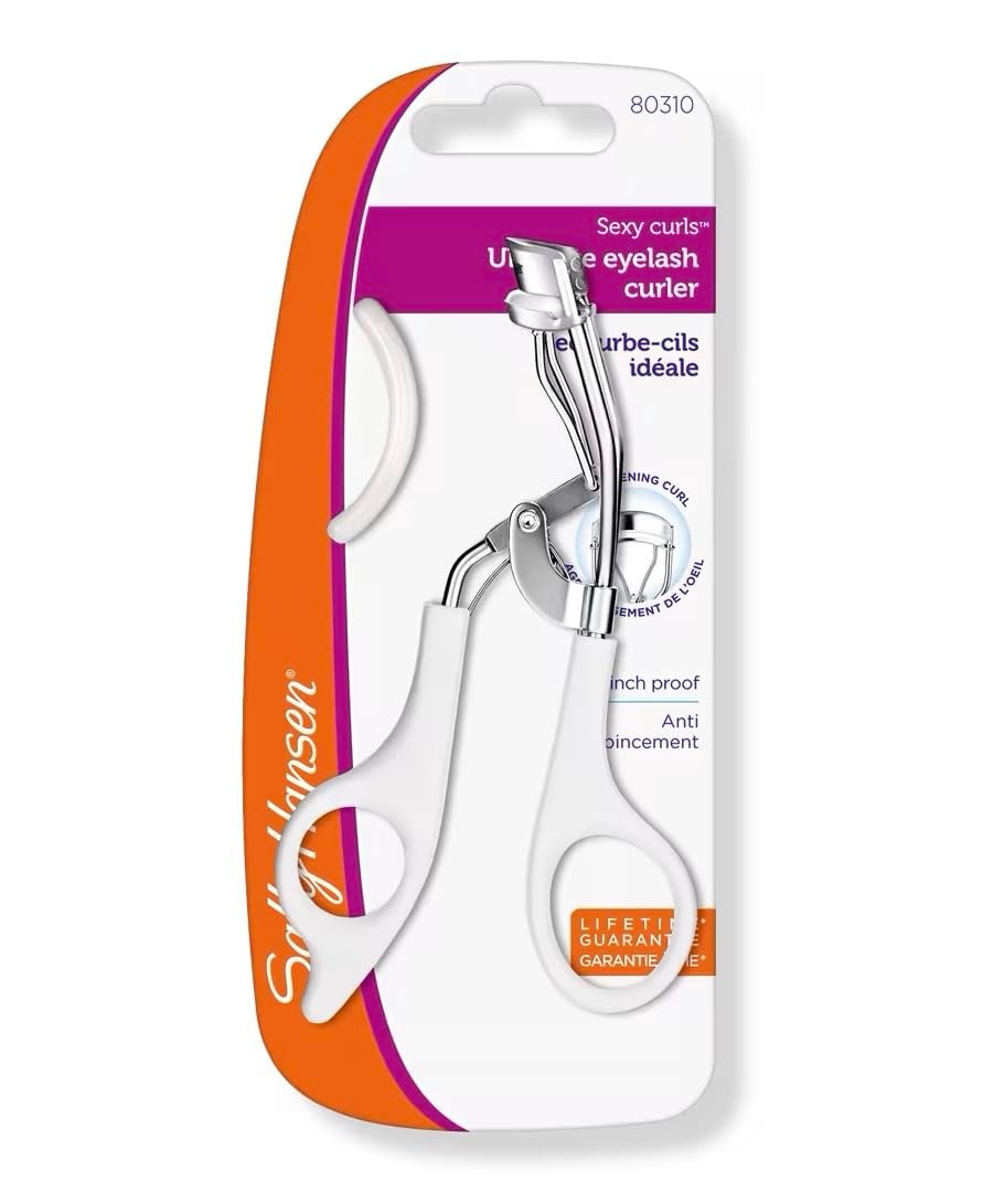 Sally Hansen Sexy Curls Deluxe Metal Eyelash Curler with Refill - 2 Piece Set - görsel 1