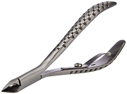 Sally Hansen Nip'em Neat Cuticle Nipper with Pusher – Stainless Steel Precision Cuticle Trimmer