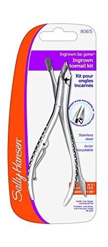 Sally Hansen Ingrown Toenail Nipper Kit – Professional Cuticle & Nail Nipper with Straight Blade, File & Clipper Avelisse