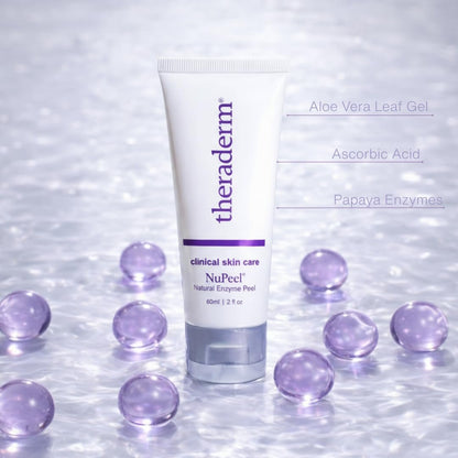 Theraderm NuPeel Natural Enzyme Peel – Non-Abrasive Exfoliating Gel with Peptides for Smooth, Radiant Skin, 2 oz Avelisse
