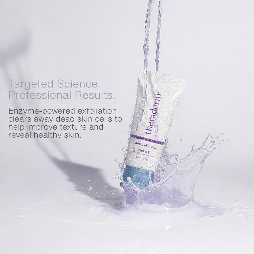 Theraderm NuPeel Natural Enzyme Peel – Non-Abrasive Exfoliating Gel with Peptides for Smooth, Radiant Skin, 2 oz Avelisse