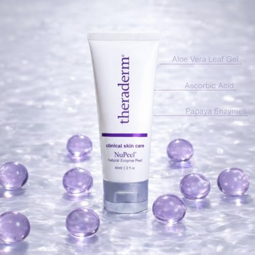 Theraderm NuPeel Natural Enzyme Peel – Non-Abrasive Exfoliating Gel with Peptides for Smooth, Radiant Skin, 2 oz Avelisse