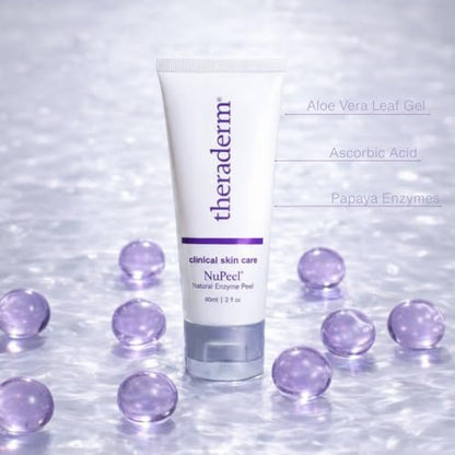 Theraderm NuPeel Natural Enzyme Peel – Non-Abrasive Exfoliating Gel with Peptides for Smooth, Radiant Skin, 2 oz Avelisse