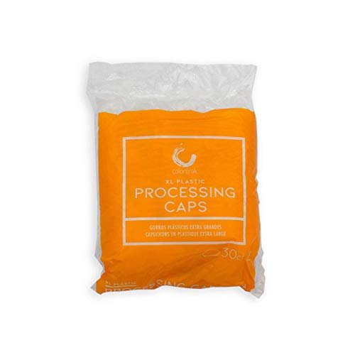Colortrak Processing Caps - Disposable Bouffant Hair Caps for Color, Perms, and Chemical Treatments - Clear, 30 Count - görsel 2