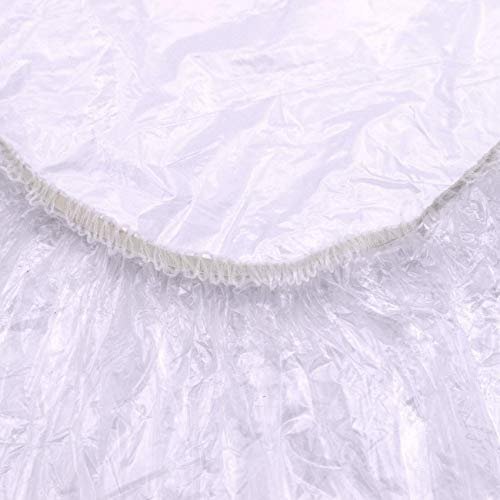 Colortrak Processing Caps - Disposable Bouffant Hair Caps for Color, Perms, and Chemical Treatments - Clear, 30 Count - görsel 6