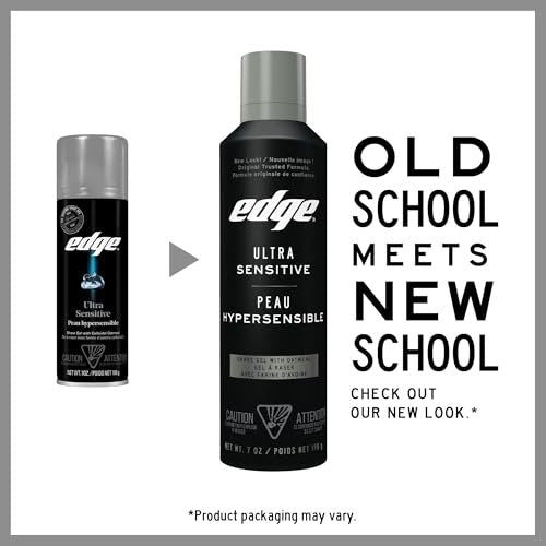Edge Ultra Sensitive Skin Unscented Shaving Gel, 7 oz (198g) - Gentle, Fragrance-Free Shave - görsel 4