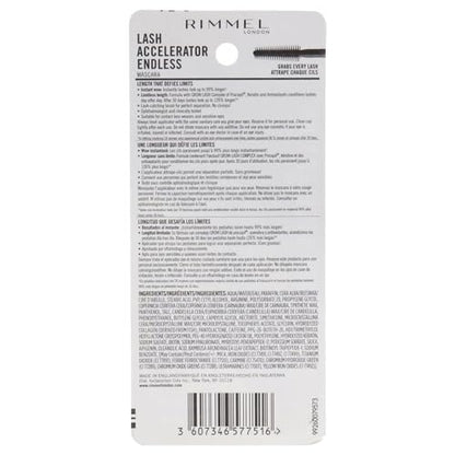Rimmel Lash Accelerator Mascara - Extreme Black - 7g