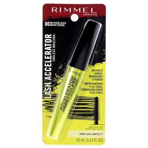 Rimmel Lash Accelerator Mascara - Extreme Black - 7g - görsel 2