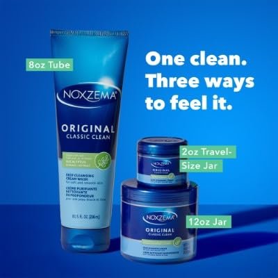 Noxzema Original Deep Cleansing Cream with Eucalyptus, 2 oz (Pack of 3) - görsel 8