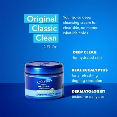 Noxzema Original Deep Cleansing Cream with Eucalyptus, 2 oz (Pack of 3) - görsel 4