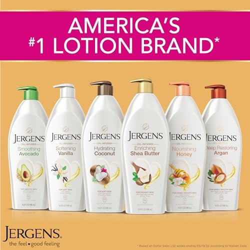 Jergens Shea Butter Deep Conditioning Hand & Body Lotion – Radiant Skin Moisturizer, 26.5 Oz - görsel 11