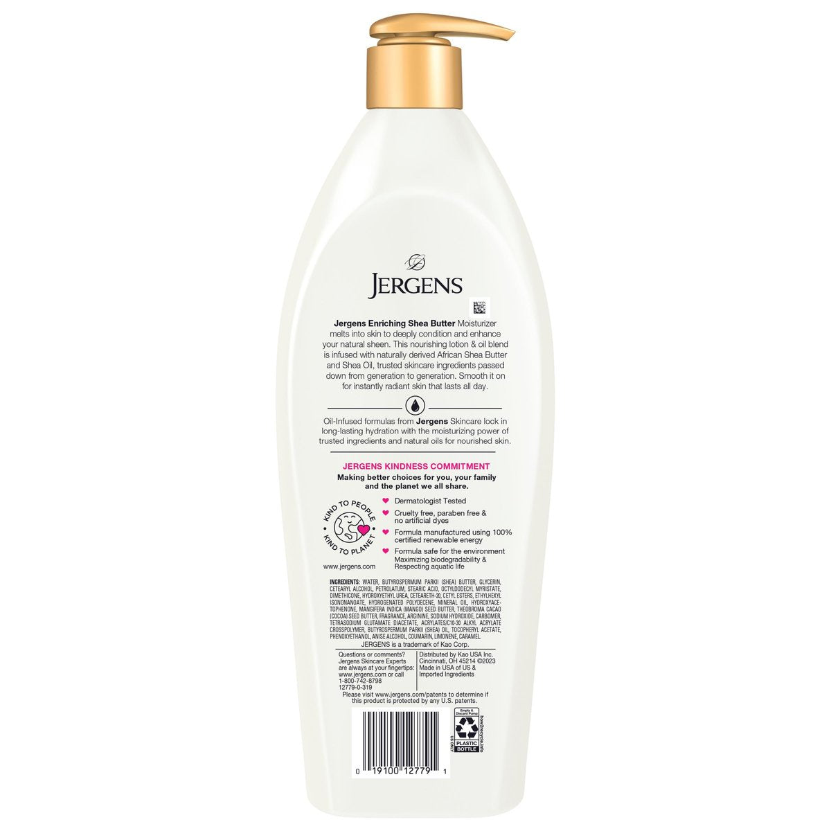 Jergens Shea Butter Deep Conditioning Hand & Body Lotion – Radiant Skin Moisturizer, 26.5 Oz - görsel 16