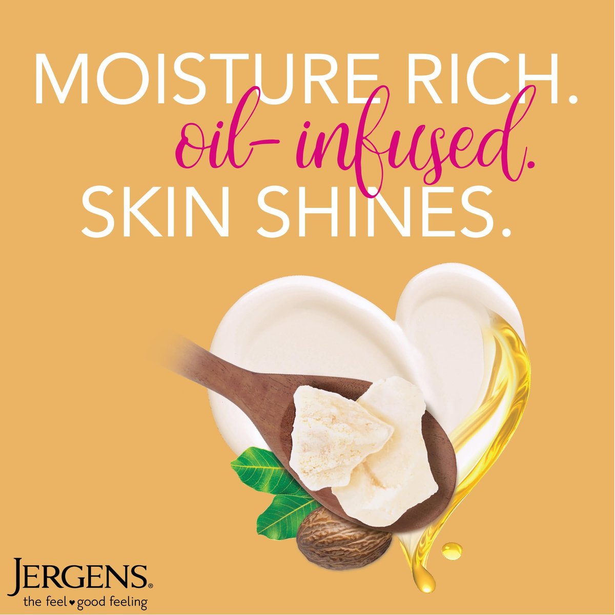 Jergens Shea Butter Deep Conditioning Hand & Body Lotion – Radiant Skin Moisturizer, 26.5 Oz - görsel 8