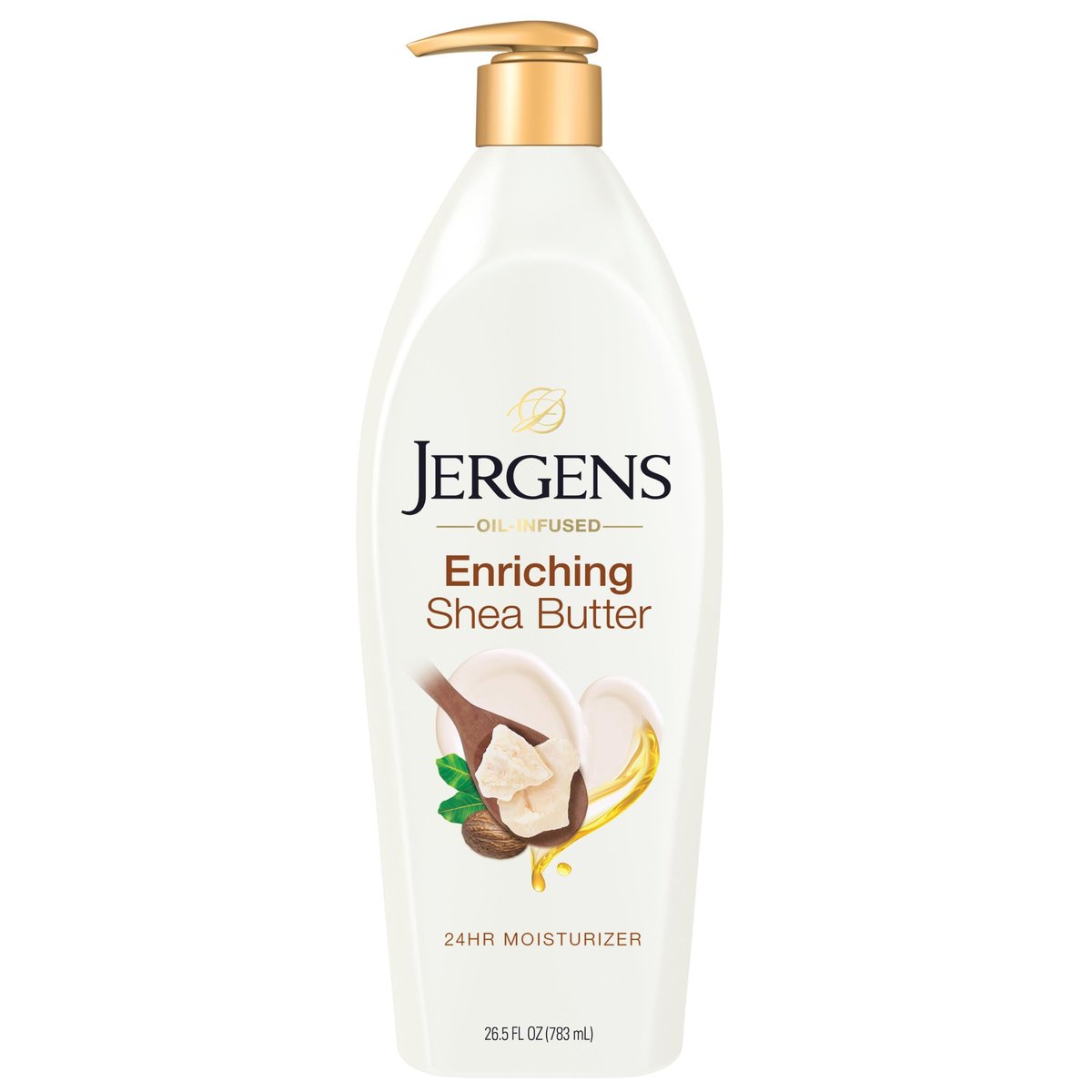 Jergens Shea Butter Deep Conditioning Hand & Body Lotion – Radiant Skin Moisturizer, 26.5 Oz - görsel 2