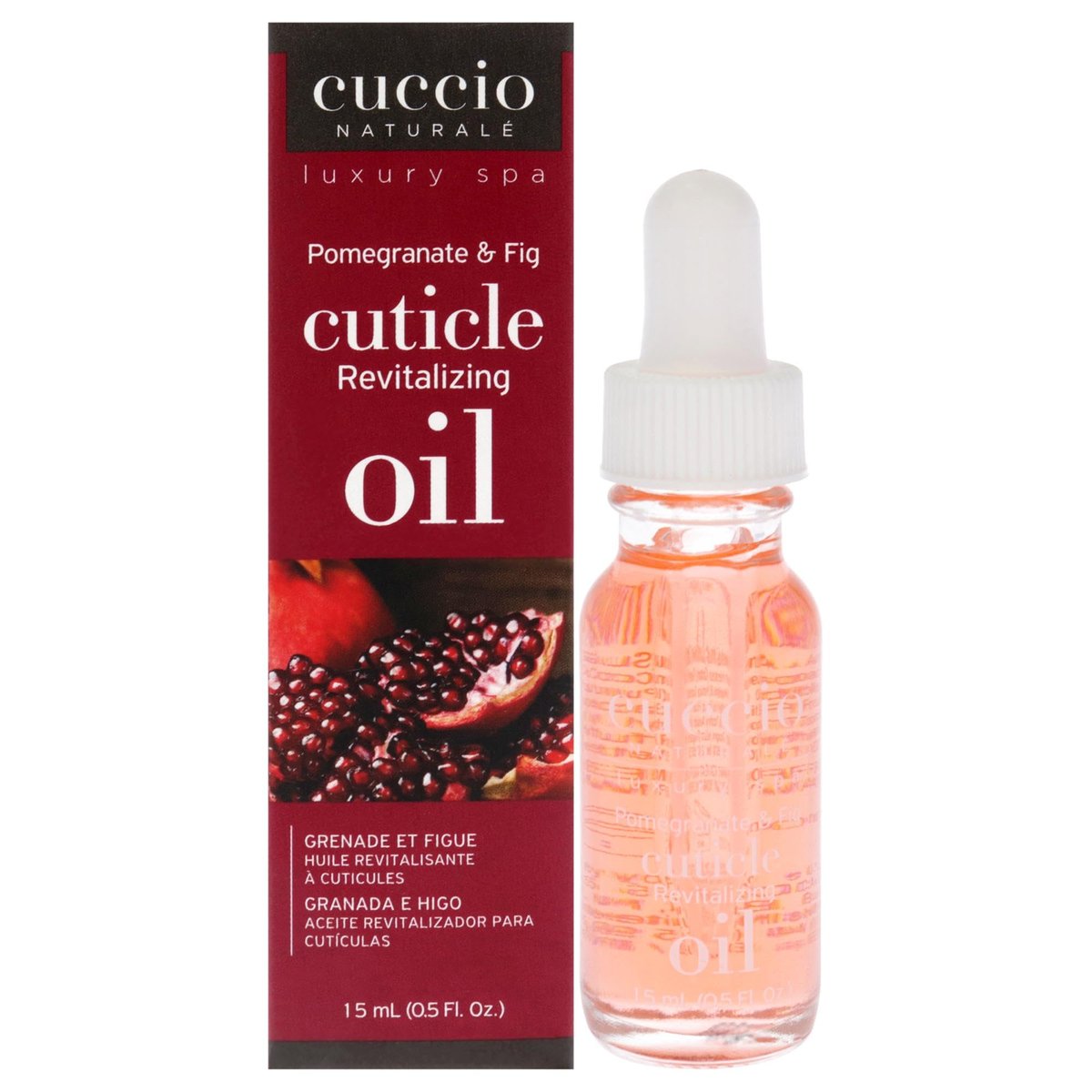 Cuccio Naturale Revitalizing Pomegranate & Fig Cuticle Oil – 0.5 oz - görsel 1