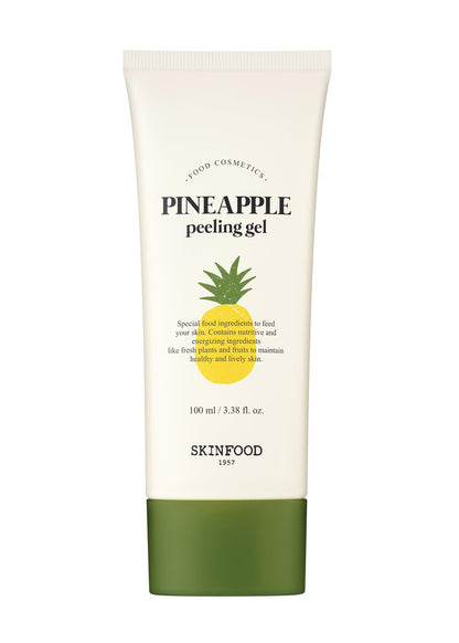 SKINFOOD Pineapple Peeling Gel – AHA Exfoliating Gel for Clear, Smooth Skin (3.38 fl oz)