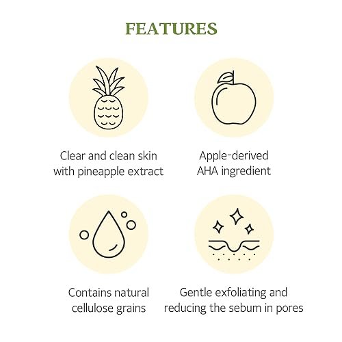 SKINFOOD Pineapple Peeling Gel – AHA Exfoliating Gel for Clear, Smooth Skin (3.38 fl oz) - görsel 8