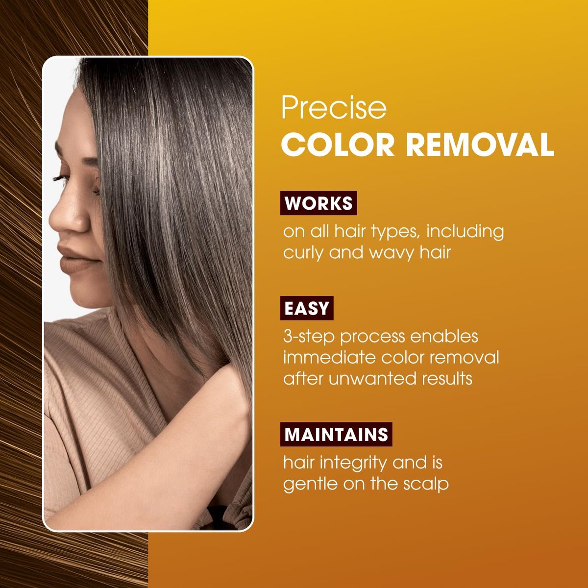 One 'n Only Colorfix Hair Color Remover Kit with Argan Oil - Professional Hair Dye Remover for Targeted Color Correction, Cruelty Free (1 Kit) - görsel 7