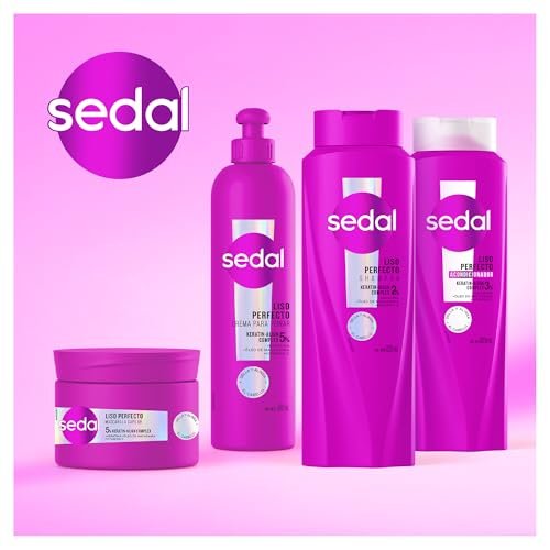 Sedal Liso Perfecto Shampoo with Hydrolyzed Protein - 300 ml (10.1 Fl Oz) - görsel 8