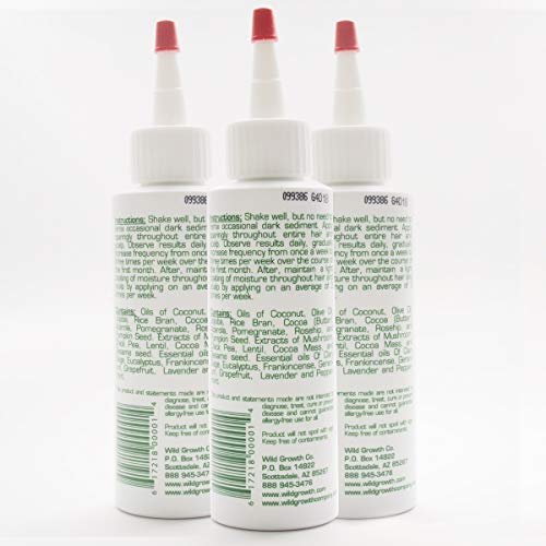 Wild Growth Hair Oil 3-Pack (4 oz Each) - Promotes Stronger, Longer Hair Avelisse