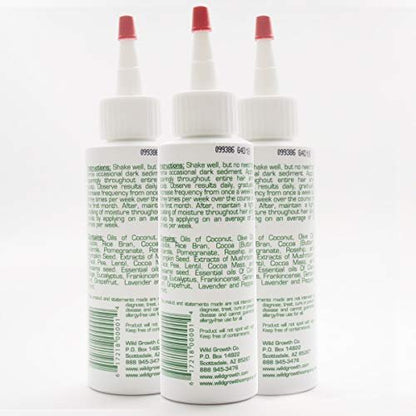 Wild Growth Hair Oil 3-Pack (4 oz Each) - Promotes Stronger, Longer Hair Avelisse