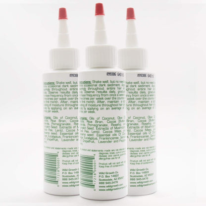 Wild Growth Hair Oil 3-Pack (4 oz Each) - Promotes Stronger, Longer Hair Avelisse