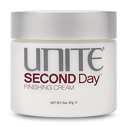 UNITE Hair SECOND Day Weightless Finishing Cream – 2 Oz – Lived-In Texture & Frizz Control with UV & Thermal Protection Avelisse