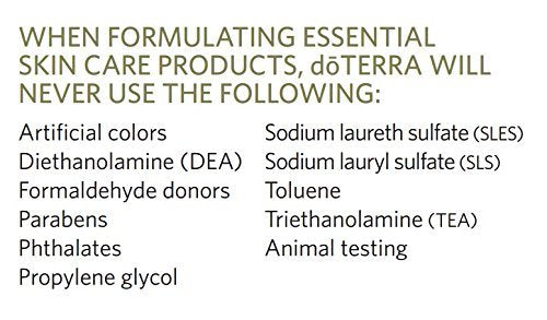 doTERRA Facial Cleanser – Essential Skin Care Collection – 4 oz Gentle Face Wash Avelisse