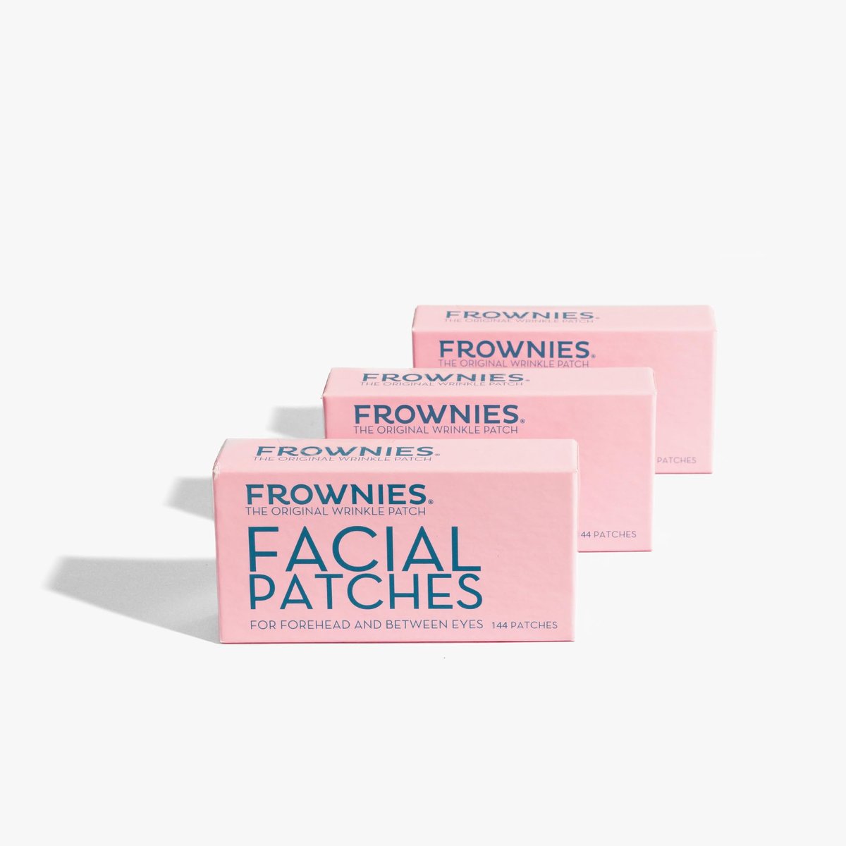 Frownies Forehead & Between the Eyes Wrinkle Patches (144 Count) – Overnight Non-Comedogenic Patches to Smooth Forehead & Eleven Lines, 3 Pack Avelisse