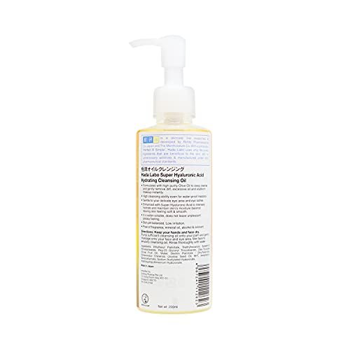 ROHTO Hadalabo Gokujun Cleansing Oil – 200ml | Japanese Face Oil for Deep Pore Cleansing Avelisse