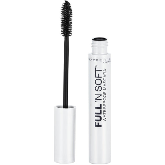 Maybelline Full 'N Soft Waterproof Mascara, Very Black, 0.28 Fl Oz