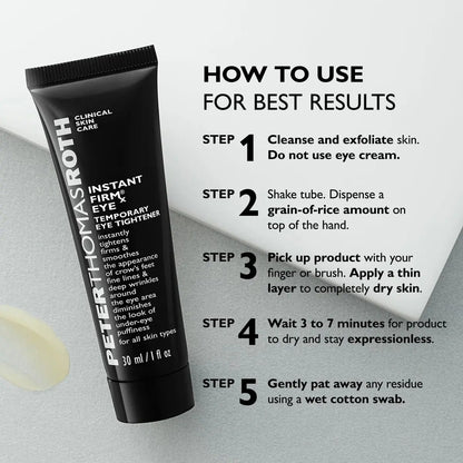 Peter Thomas Roth Instant FIRMx Eye Temporary Eye Tightener - 1 oz Avelisse