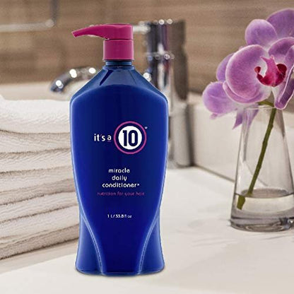 It's a 10 Haircare Miracle Daily Conditioner, 33.8 fl oz - Silicone-Infused Conditioner for All Hair Types