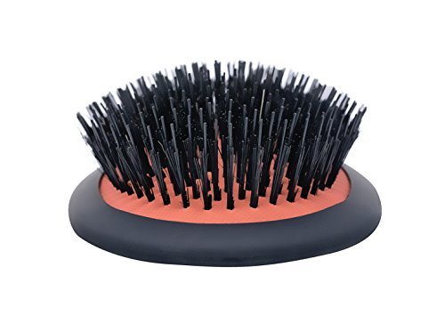 Spornette Boar Bristle Hair Brush - Large Luxury Cushion Oval Vented Brush for Styling & Smoothing - Nylon & Boar Bristles Reduce Breakage for All Hair Types Avelisse