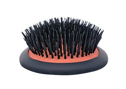 Spornette Boar Bristle Hair Brush - Large Luxury Cushion Oval Vented Brush for Styling & Smoothing - Nylon & Boar Bristles Reduce Breakage for All Hair Types Avelisse