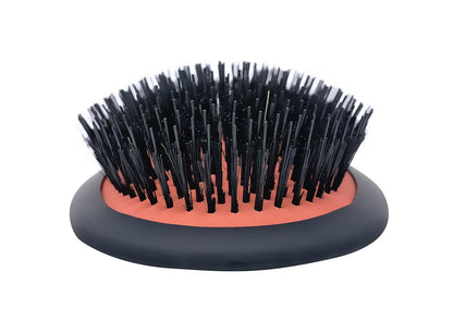 Spornette Boar Bristle Hair Brush - Large Luxury Cushion Oval Vented Brush for Styling & Smoothing - Nylon & Boar Bristles Reduce Breakage for All Hair Types Avelisse