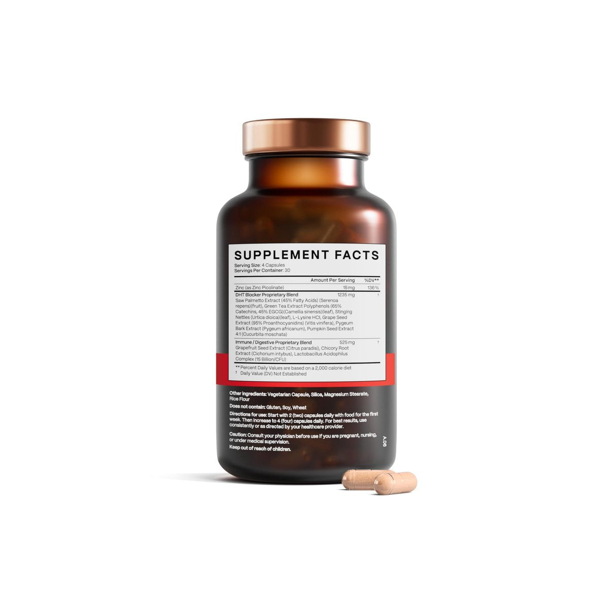 DHT Blocker Hair Growth Supplement for Men and Women | Saw Palmetto | Approved by American Hair Loss Association | Advanced Trichology Avelisse