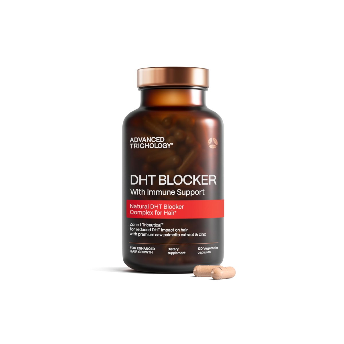 DHT Blocker Hair Growth Supplement for Men and Women | Saw Palmetto | Approved by American Hair Loss Association | Advanced Trichology Avelisse