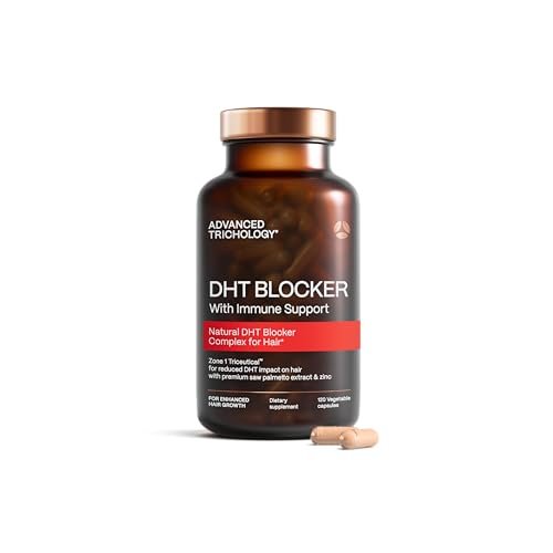 DHT Blocker Hair Growth Supplement for Men and Women | Saw Palmetto | Approved by American Hair Loss Association | Advanced Trichology Avelisse