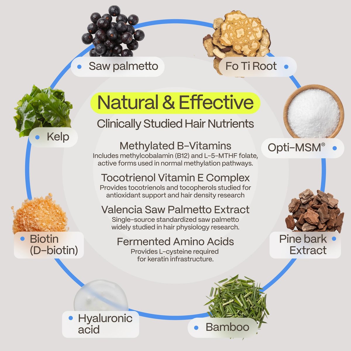 FoliGROWTH Hair Growth Supplement for Women & Men | Thicker, Fuller Hair | American Hair Loss Association Approved | 90 Count Avelisse