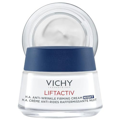 Vichy LiftActiv Supreme Night Cream - Anti-Aging Face Cream with Vitamin C & Rhamnose - Firm & Brighten - 1.7 Fl Oz Avelisse