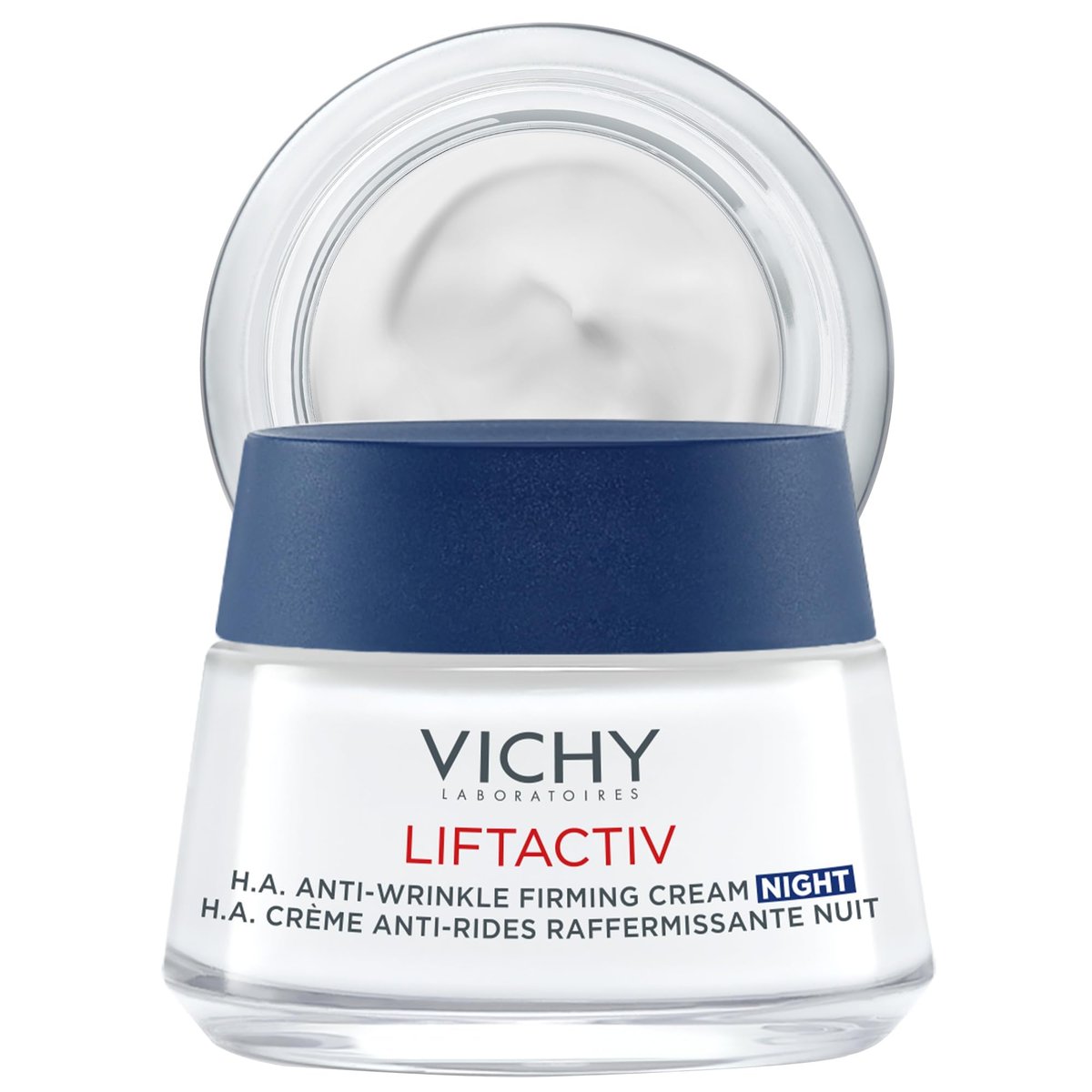 Vichy LiftActiv Supreme Night Cream - Anti-Aging Face Cream with Vitamin C & Rhamnose - Firm & Brighten - 1.7 Fl Oz Avelisse