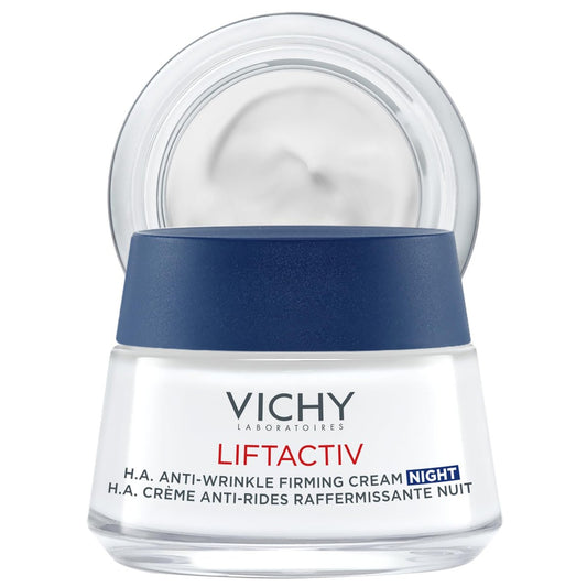 Vichy LiftActiv Supreme Night Cream - Anti-Aging Face Cream with Vitamin C & Rhamnose - Firm & Brighten - 1.7 Fl Oz Avelisse