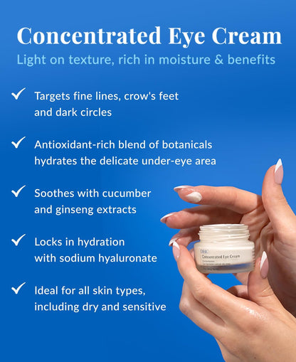 DHC Concentrated Eye Cream – Intensive Moisturizing Eye Treatment, 0.7 oz Avelisse